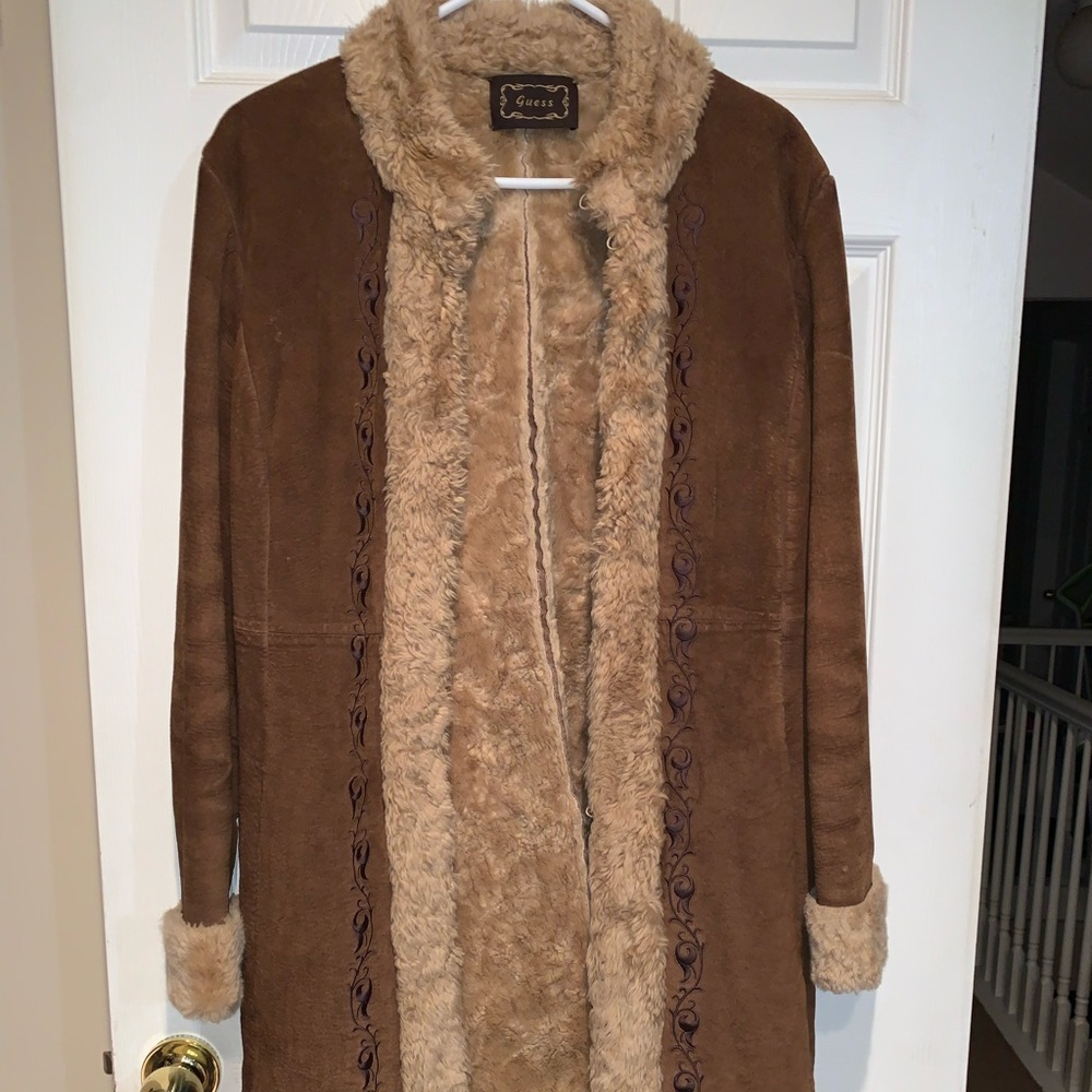 GUESS VINTAGE FUR COAT